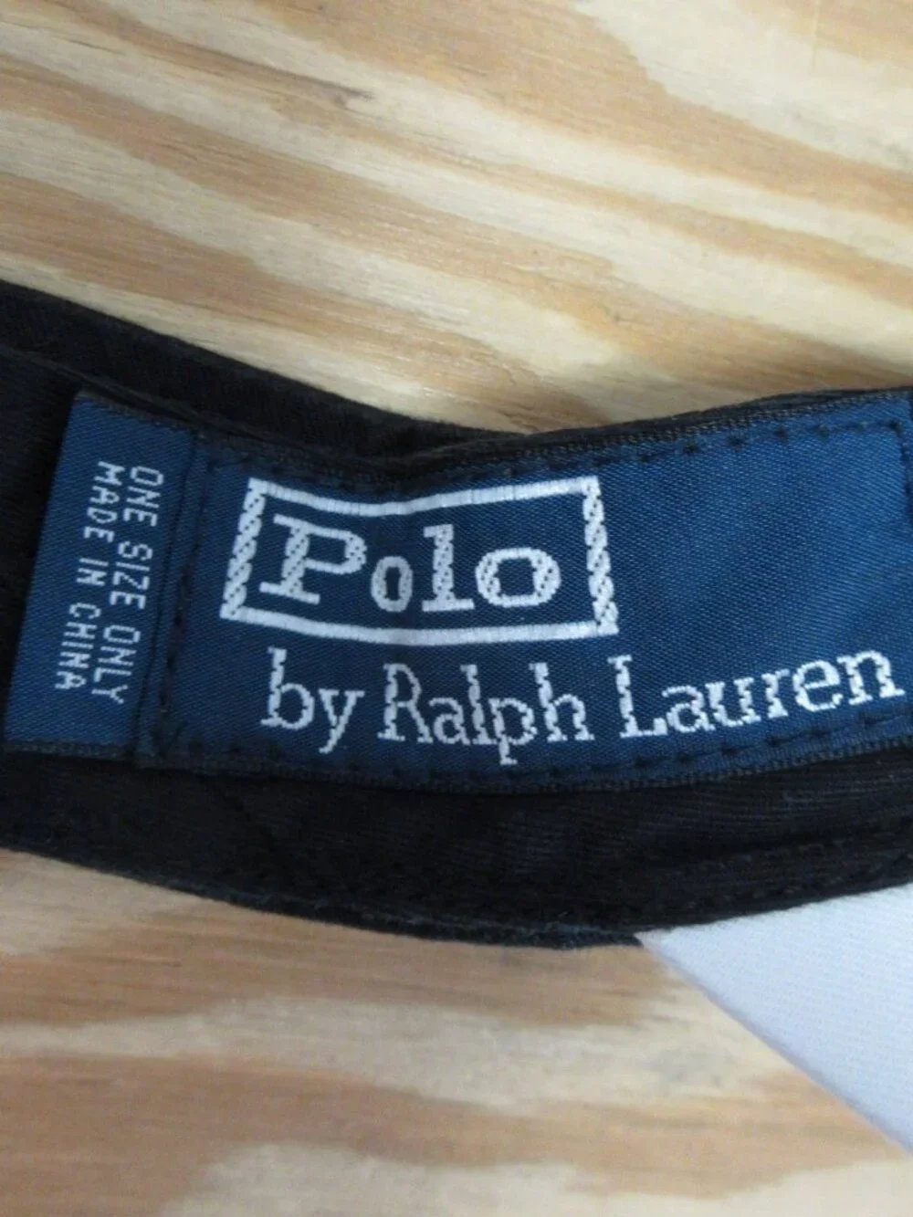 Polo Ralph Lauren Visor Hat Cap Strapback Golf Tennis White Pony Preppy